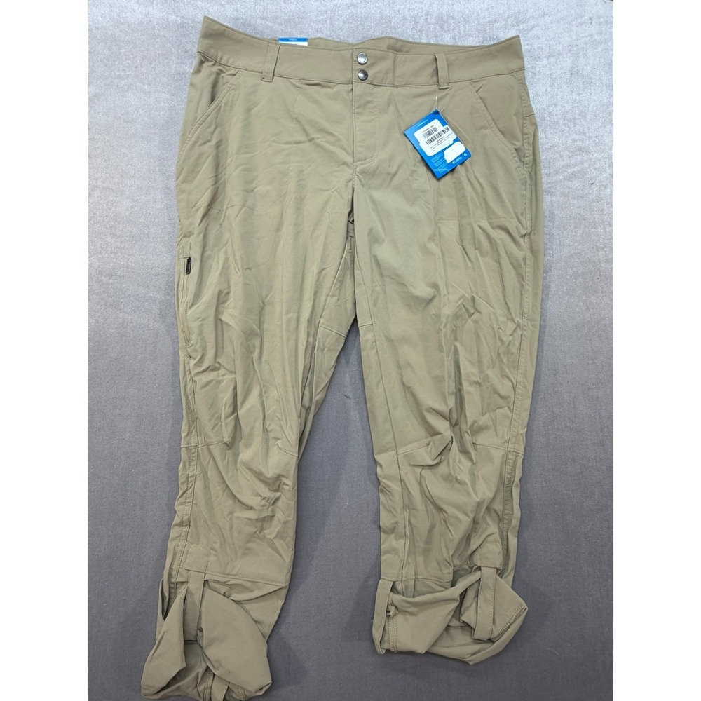 New columbia Women Saturday‎ Trail Pants Tan Size 16 Plus